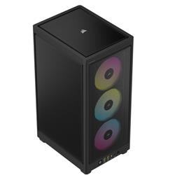 CORSAIR iCUE 2000D RGB Airflow Mini-ITX Case, Black(Open Box)