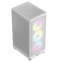 CORSAIR iCUE 2000D RGB Airflow Mini-ITX Case, White(Open Box)