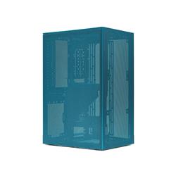 SSUPD Meshroom S Mini ITX Case - Blue - without PCIe Riser Cable