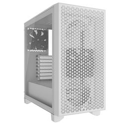 CORSAIR 3000D Tempered Glass Mid-Tower, White, 2x SP120 ELITE Fans