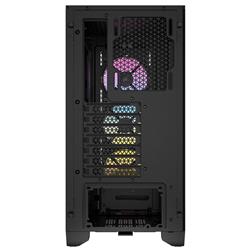 CORSAIR 3000D RGB Tempered Glass Mid-Tower, Black, 3x AR120 RGB Fans