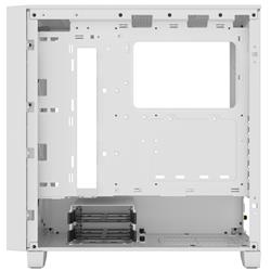 CORSAIR 3000D RGB Tempered Glass Mid-Tower, White, 3x AR120 RGB Fans(Open Box)