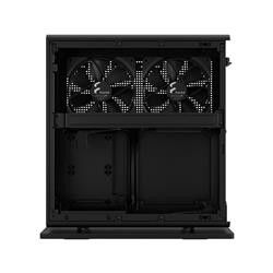 FRACTAL DESIGN Ridge Black Mini-ITX Slim Small Form Factor Console PC Case with PCIe 4.0 Riser