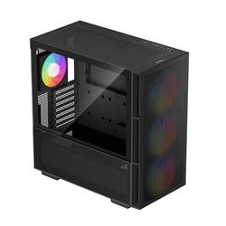 DeepCool CH560 ATX Airflow case, 3x Pre-Installed 140mm ARGB Fans, Black