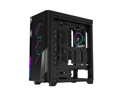 GIGABYTE AORUS C500 GLASS - Black Mid Tower PC Gaming Case, Tempered Glass, USB Type-C, 4x ARBG Fans Included (GB-AC500G ST)