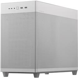 ASUS Prime AP201 MicroATX Mesh Small Tower Case - White