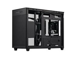 ASUS Prime AP201 MicroATX Tempered Glass Small Tower Case - Black(Open Box)