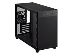 ASUS Prime AP201 MicroATX Tempered Glass Small Tower Case - Black(Open Box)