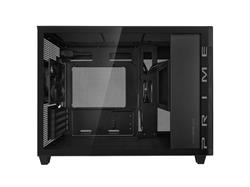 ASUS Prime AP201 MicroATX Tempered Glass Small Tower Case - Black(Open Box)