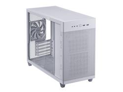 ASUS Prime AP201 MicroATX Tempered Glass Small Tower Case - White(Open Box)