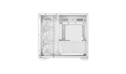 DeepCool CG530 4F WH ATX Panoramic case, White, 4x Pre-installed PWM ARGB fans