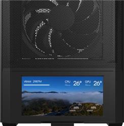LIAN LI LANCOOL 207 Digital, 6” 60Hz LCD screen PC Case - Black