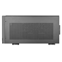 SilverStone Crown 04 Panneau maillé Grand Noir