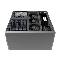 SilverStone Crown 04 Panneau maillé Grand Noir