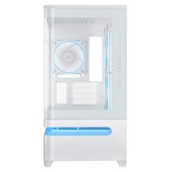 ASUS Boîtier mATX Prime AP202 ARGB Blanc