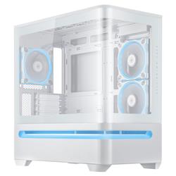 ASUS Boîtier mATX Prime AP202 ARGB Blanc