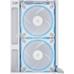 ASUS Boîtier mATX Prime AP202 ARGB Blanc