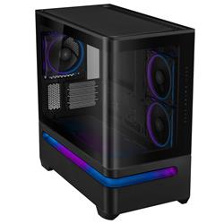 ASUS Boîtier mATX Prime AP202 ARGB Noir