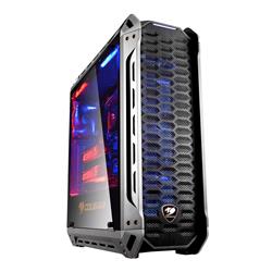 Cougar Panzer S Black Fully Transparent Tempered Glass Windows ATX Mid Tower Gaming Case (385GML0.3804)