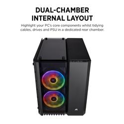 Corsair Crystal Series 280X RGB Micro-ATX Case(Open Box)