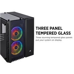 Corsair Crystal Series 280X RGB Micro-ATX Case(Open Box)