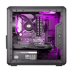 COOLER MASTER MasterBox Q300L mATX Case w/ Magnetic Design Dust Filter