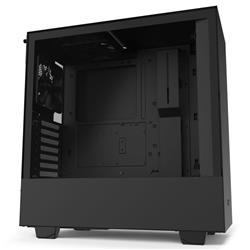 NZXT H510 Compact Mid-Tower ATX Case - Matte Black/Black