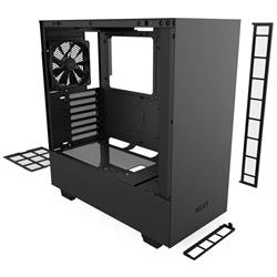 NZXT H510 Compact Mid-Tower ATX Case - Matte Black/Black