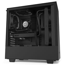 NZXT H510 Compact Mid-Tower ATX Case - Matte Black/Black