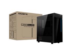 GIGABYTE C200 Glass ATX Gaming Case, Tinted Tempered Glass(Open Box)