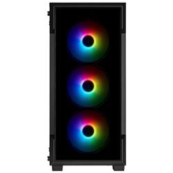 Corsair iCUE 220T RGB Tempered Glass Mid-Tower Smart Case, Black(Open Box)