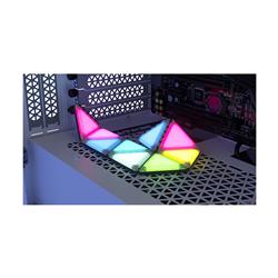 CORSAIR iCUE LC100 Case Accent Lighting Panels - Mini Triangle - 9x Tile Starter Kit