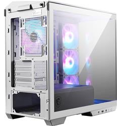 MSI MAG PANO M100R PZ Micro ATX Tower Case, White(Open Box)