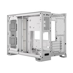 CORSAIR 2500D Airflow Micro ATX Dual Chamber PC Case, White