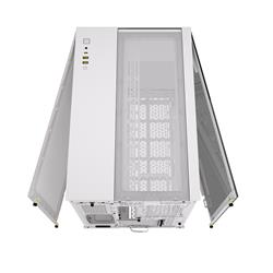 CORSAIR 2500X Micro ATX Dual Chamber PC Case, White