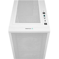 DeepCool CH360 mATX Airflow Case, White