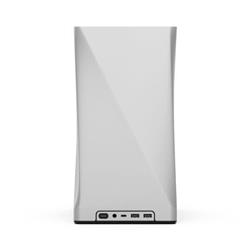 FRACTAL DESIGN Era 2 Silver Anodized Aluminum/Steel Mini-ITX Compact Small Form Factor PC Case, Silver