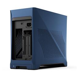 FRACTAL DESIGN Era 2 Silver Anodized Aluminum/Steel Mini-ITX Compact Small Form Factor PC Case, Blue