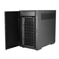 SilverStone Technology CS382 NAS Micro-ATX hautes performances SAS-12G / SATA-6G 8 baies remplaçable à chaud, noir