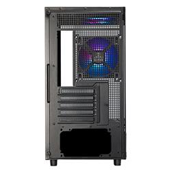 SilverStone Lucid 04 Panoramic Micro ATX Tower Black