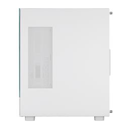 SilverStone Lucid 04 Panoramic Micro ATX Tower White