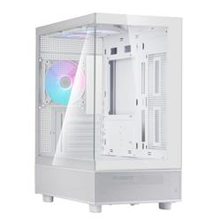 SilverStone Lucid 04 Panoramic Micro ATX Tower White