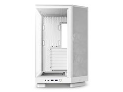 NZXT H6 FLOW Compact Dual-Chamber Mid-Tower Airflow Case, White(Open Box)