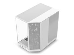 NZXT H6 FLOW Compact Dual-Chamber Mid-Tower Airflow Case, White(Open Box)