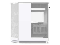 NZXT H6 FLOW Compact Dual-Chamber Mid-Tower Airflow Case, White(Open Box)