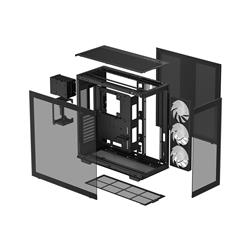 DeepCool CH780 ATX Panoramic Case, Black