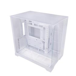 LIAN LI O11 vision compact couleur blanche boîtier PC aluminium/acier/verre trempé ATX Mid Tower