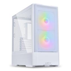 LIAN LI LANCOOL 207 White / Steel / Tempered Glass Compact ATX Mid Tower PC Case