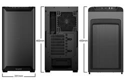 be quiet! Pure Base 501 Airflow Window ATX PC Case, Black