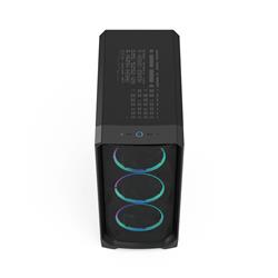 FRACTAL DESIGN Meshify 3 Black RGB TG Light Tint
